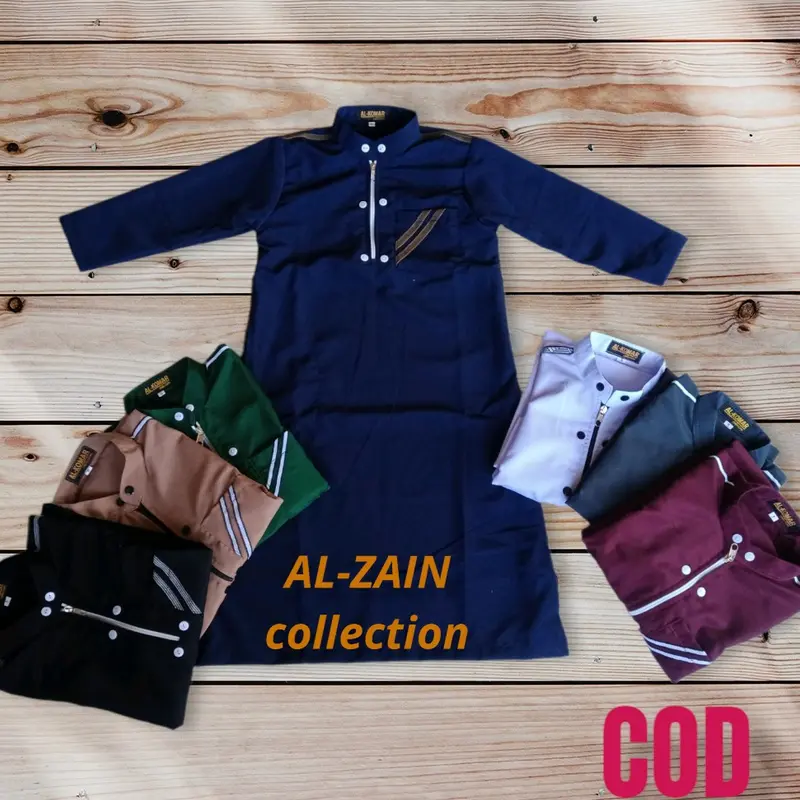 jubah gamis anak laki-laki usia 1-14thn Setrip 0