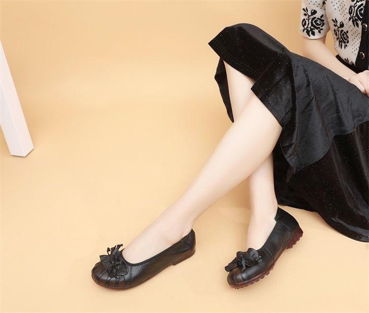 Product Introduction of Giày Lười Cho Mẹ Gommino, Da Thật, Đế Mềm, Thích Hợp Cho Mùa Lò Xo Và Mùa Thu, Giày Mũi Thấp Phẳng Đầu Tròn Gót Bê, Dành Cho Nữ, Hàng Mới Về Năm 2023 Shoes 20