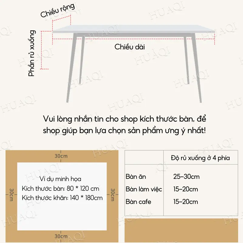 Khăn Trải Bàn Chống Thấm, Khăn Trải Bàn Decor, Trải Bàn Ăn, Bàn Trà, Bàn Làm Việc, Phong Cách Bắc Âu 8