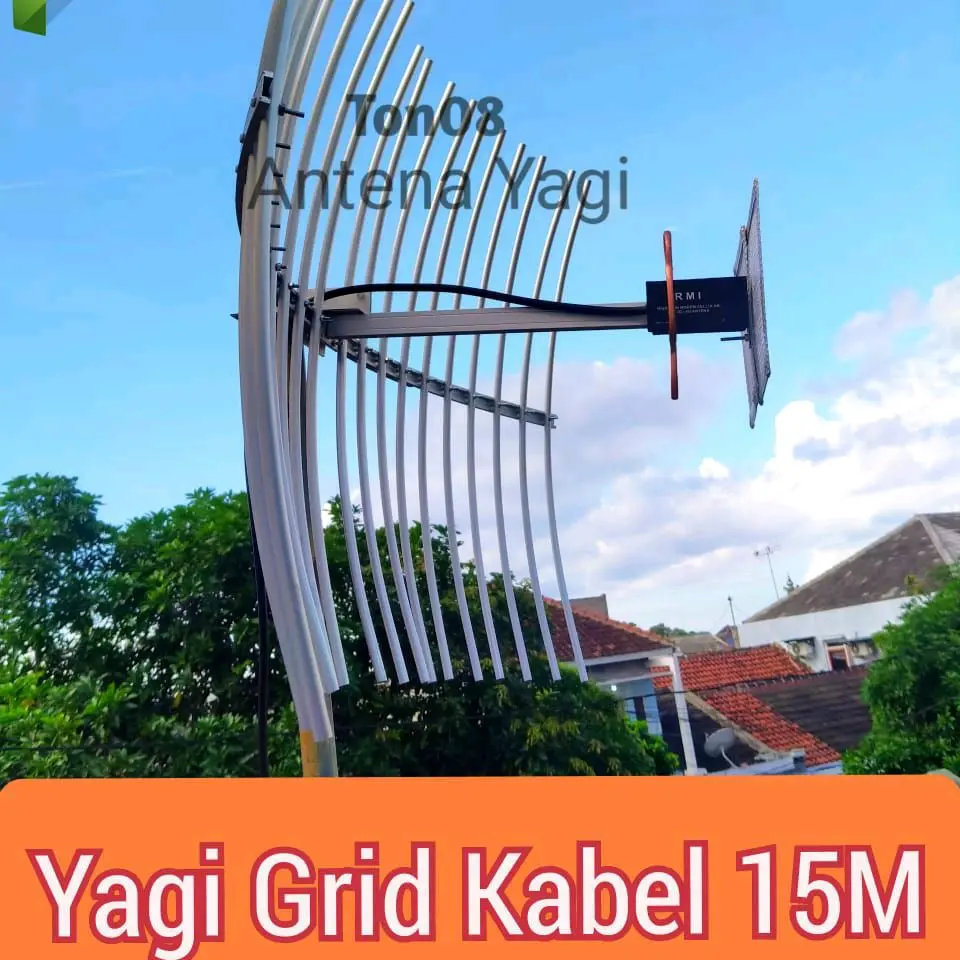 ANTENA YAGI GRID MODEM,MIFI,ROUTER,HP (KABEL 15M) 3G 4G penstabil sinyal