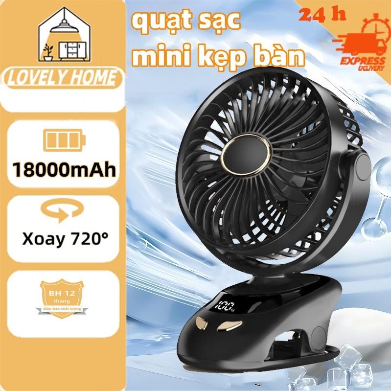 18000 mahQuạt sạc máy tính để bàn mini đa năng,quạt gấp mini thiết kế để bàn Quạt mini sạc điện,quạt tích điện mini 5 cấp độ gió Phụ Kiện Usb