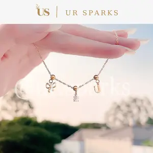 [SPECIAL 3.3] Ur.sparks • PAKET HEMAT Charmy DIY Bracelet - (Full Titanium) • Paket Gelang Serut DIY Beads dan Charms Serut Anti Karat Aksesoris Perhiasan