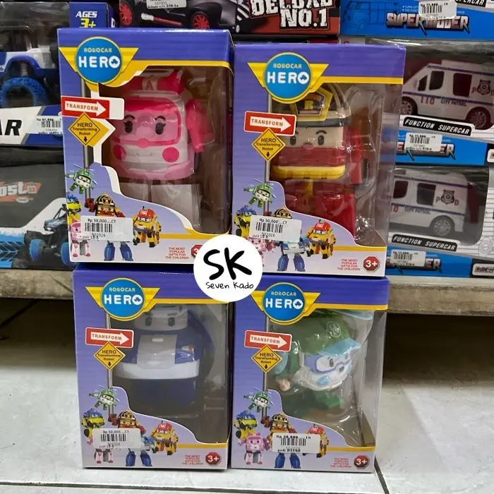 Mainan Anak Robocar Poli Hero Transforming Robot 18-8 Bisa Berubah Jadi Robot 2