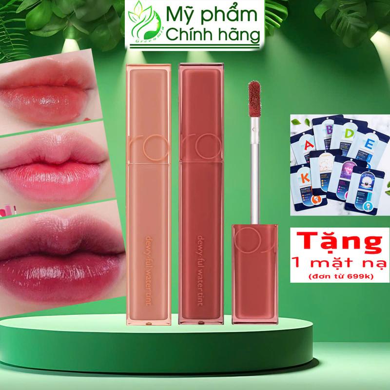  Son Bóng Romand Dewyful Water Tint 03 If Rose 04 Chili Up 12 Canyon 13 Custard hồng 5g 