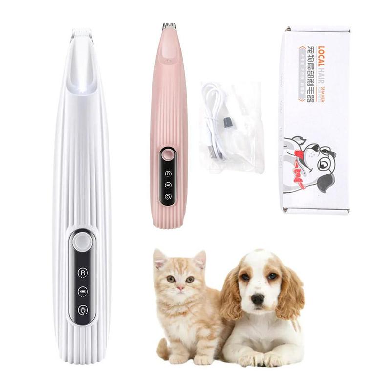 Product Introduction of Dog Cat Hair Foot Hair LED Rechargeable Pet Shaver Electric Clipper Tool Pet Supplies 25