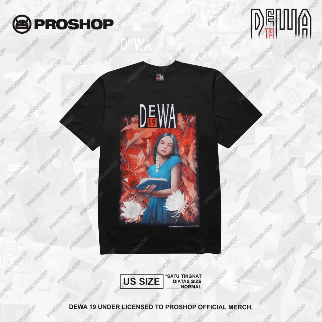 BAJU PIRA Proshop | Cukup Siti Nurbaya  Dewa 19 Tshirt | Kaos Pria Kaos Distro | Hitam