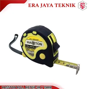 HASSTON PROHEX Roll Meter 3M x 19MM 3420-021 Meteran Karet 3 Meter
