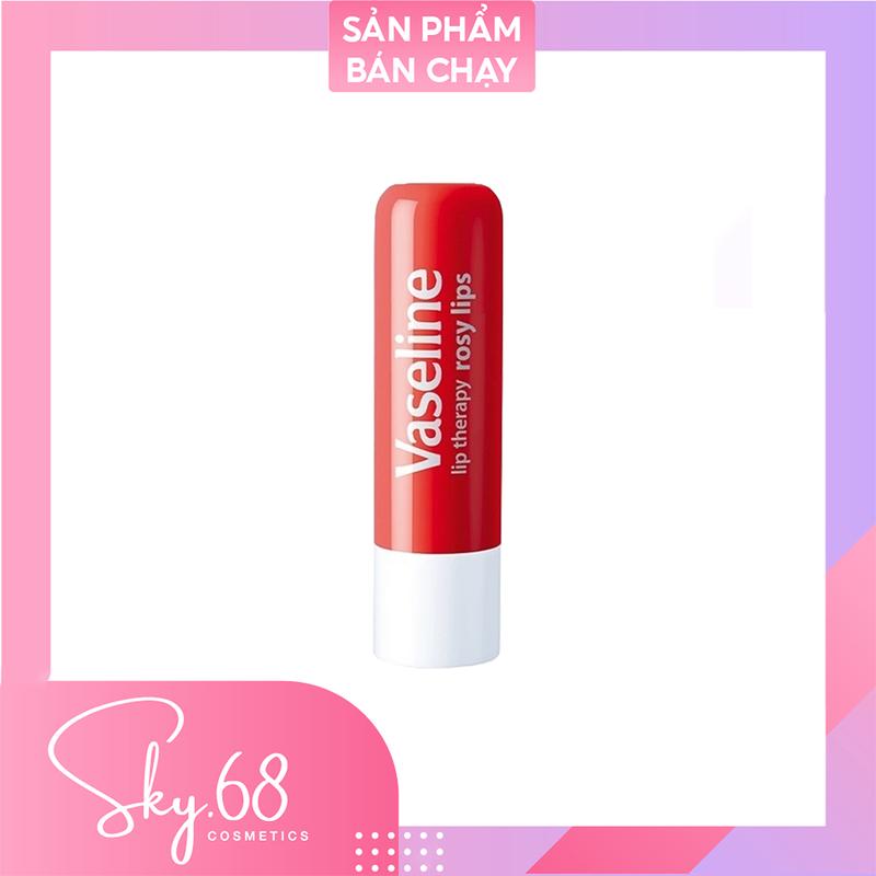 Son Dưỡng Môi Hồng Xinh Dạng Thỏi Vaseline Lip Therapy 4.8g - ROSY Women Son Môi 