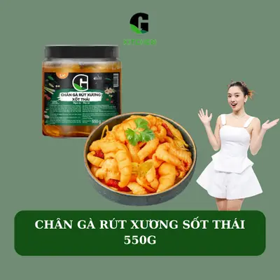 [BEST SELLER] Chân gà rút xương sốt thái G Kitchen - Hộp 550g [GIAO HCM]