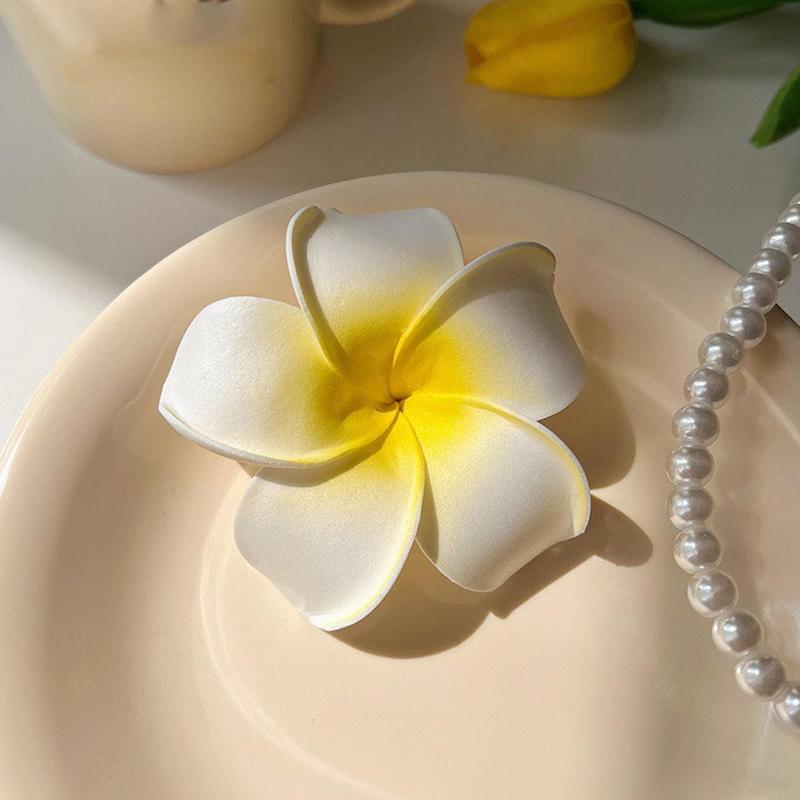 Product Introduction of Kẹp Tóc Hoa Trứng, 7CM, cài tóc, Hoa Chụp Ảnh Đi Biển, Hoa Cưới Nhân Tạo, Có Cạnh, N8F6 31