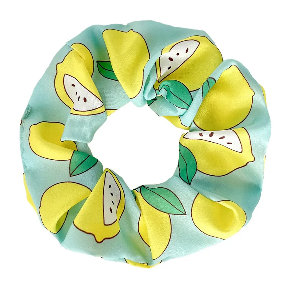 Fashionable fruit pattern children's and women's large circle hair circle