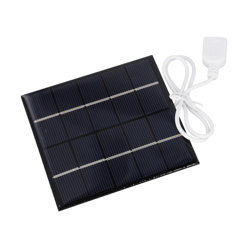5W 5V Solar Battery Charger Board Outdoor Camping Power Bank Phone Charging 0