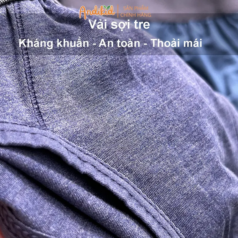 Quần sịp bé trai Gee vải sợi tre mềm mại, Combo 3 quần lót tam giác nam 10-65kg 6