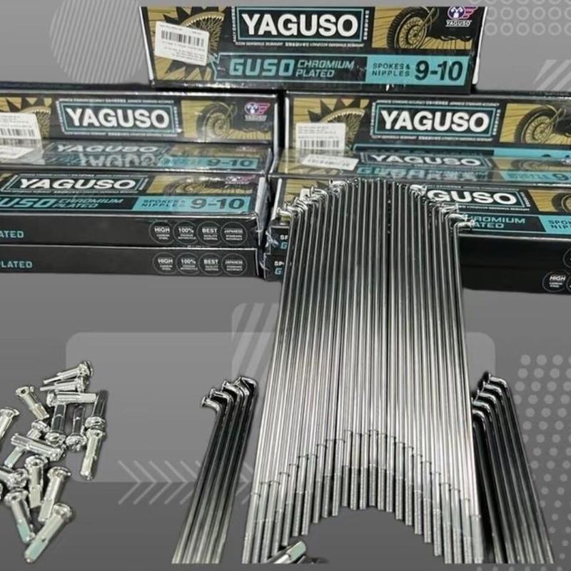 Căm Mạ Crom Yaguso  Chính Hãng , Siêu Bóng Phụ Tùng