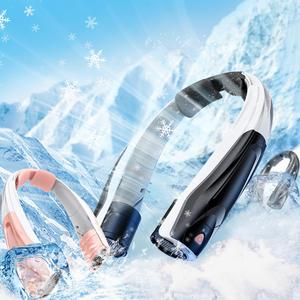 Portable Neck Fan, 1 Count USB Rechargeable Neck Fan with Digital Display, Ultra-quiet 6 Adjustable Speeds Fan for Office, Outdoor, and Travel Use