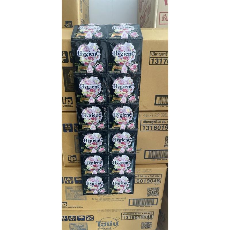 Combo 5 dây 60 gói Nước Xả Vải Hygiene Thái Lan Đậm Đặc Siêu Thơm Gói nhỏ 20ml