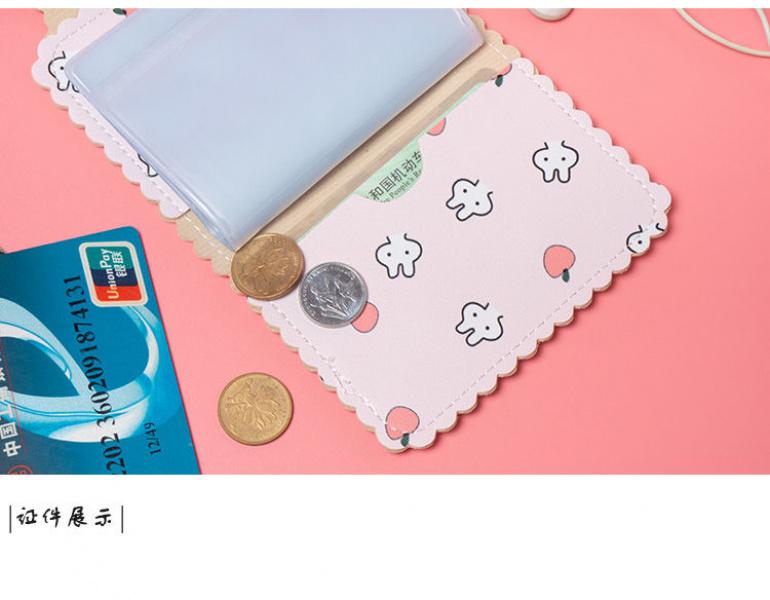 Product Introduction of [Cartoon Cute Design] Handheld Bag Business Card Holder Ins New Integrated Bank Card Bag Document Bag Anti-Degaussing Compact 2025 Lightweight 20