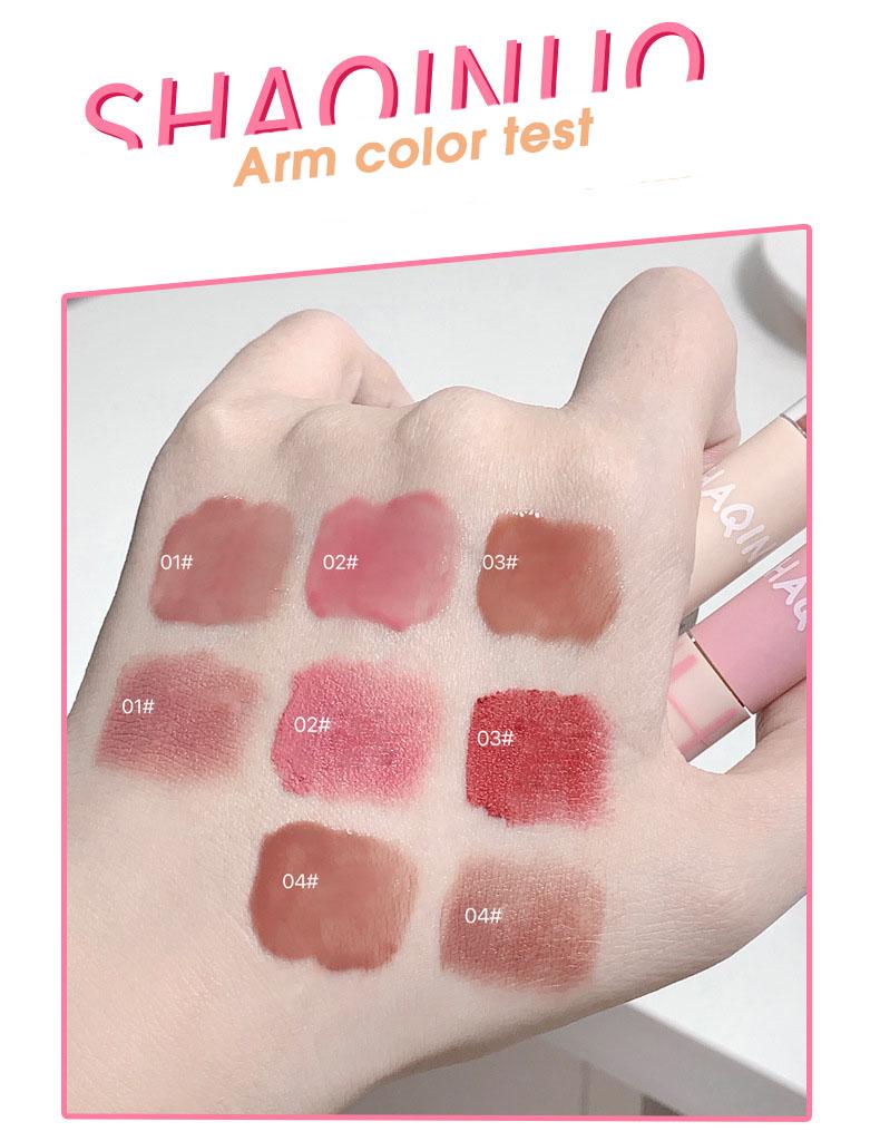 Product Introduction of Son Bóng Hai Đầu, Shaqinuo Youth Time, Lớp Hoàn Thiện Lì Dưỡng Ẩm, Môi Nước, Son Môi Làm Trắng, Không Dễ Dán, Thích Hợp Cho Bùn Môi Women Nữ Cosmetic Trang Điểm Mỹ Phẩm 2
