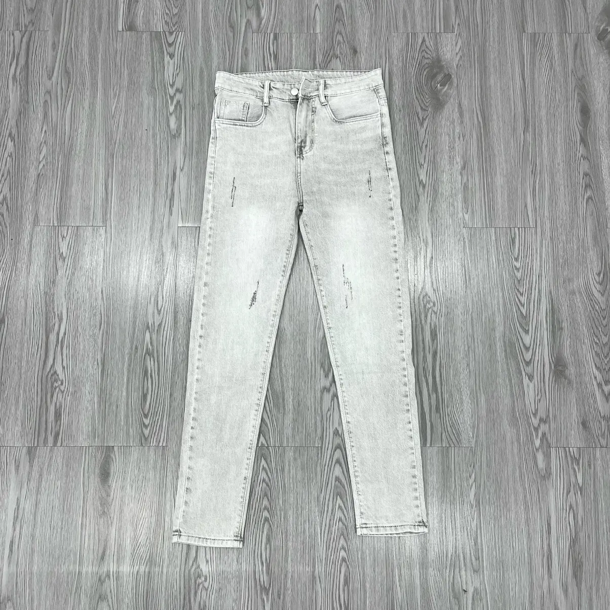 Quần Jean Nam Xám Bạc Trắng 1905 Menswear Pants Có Túi