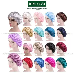 Head Cover Bahan Satin Doff Hair Bonnet Hairnet Kain Penutup Kepala Haircap Spa Nurse Facial Cuci Muka Rumah Sakit Shower