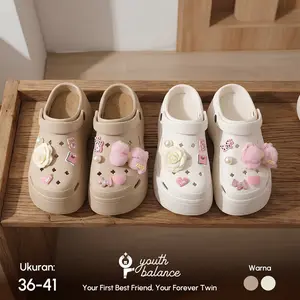 YouthBalance Sandal Baim Wanita Sendal Jibbitz Sandal Kodok V408-2