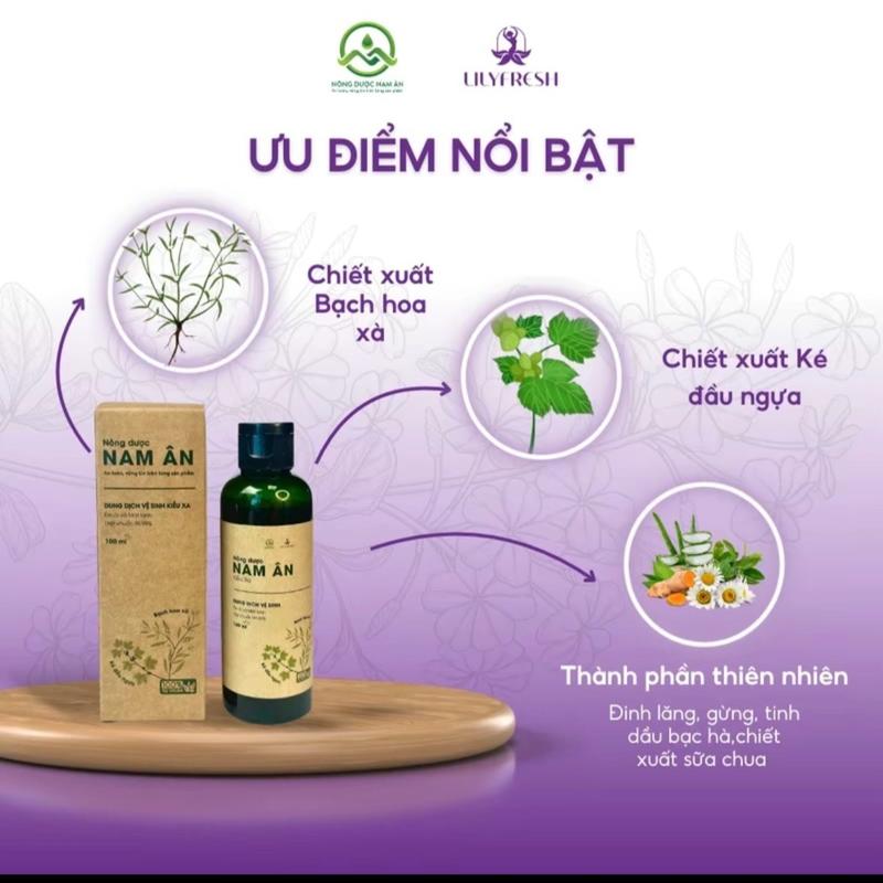 dung dịch vệ sinh Nam Ân . 2