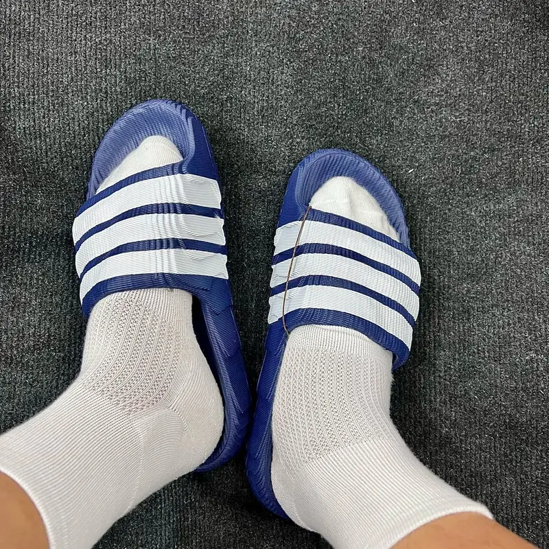Dép Thể Thao Nam Adilette 22 đế bằng đúc cao su nguyên khối DéP Slipper Giày 4