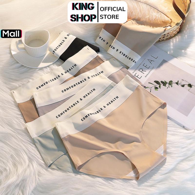 Combo 5 quần lót nữ đúc su Cạp Cao co giãn bốn chiều đáy 2 lớp khử mùi kháng khuẩn không viền KING SHOP Women L2244