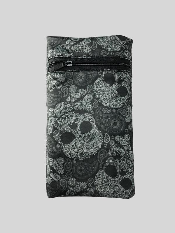 Summer Zip Fly Skull Print Wrist Bag, Portable Small Tool Equipment Backpack, Suitable for Outdoor, Hunting, Travel, Hiking 4