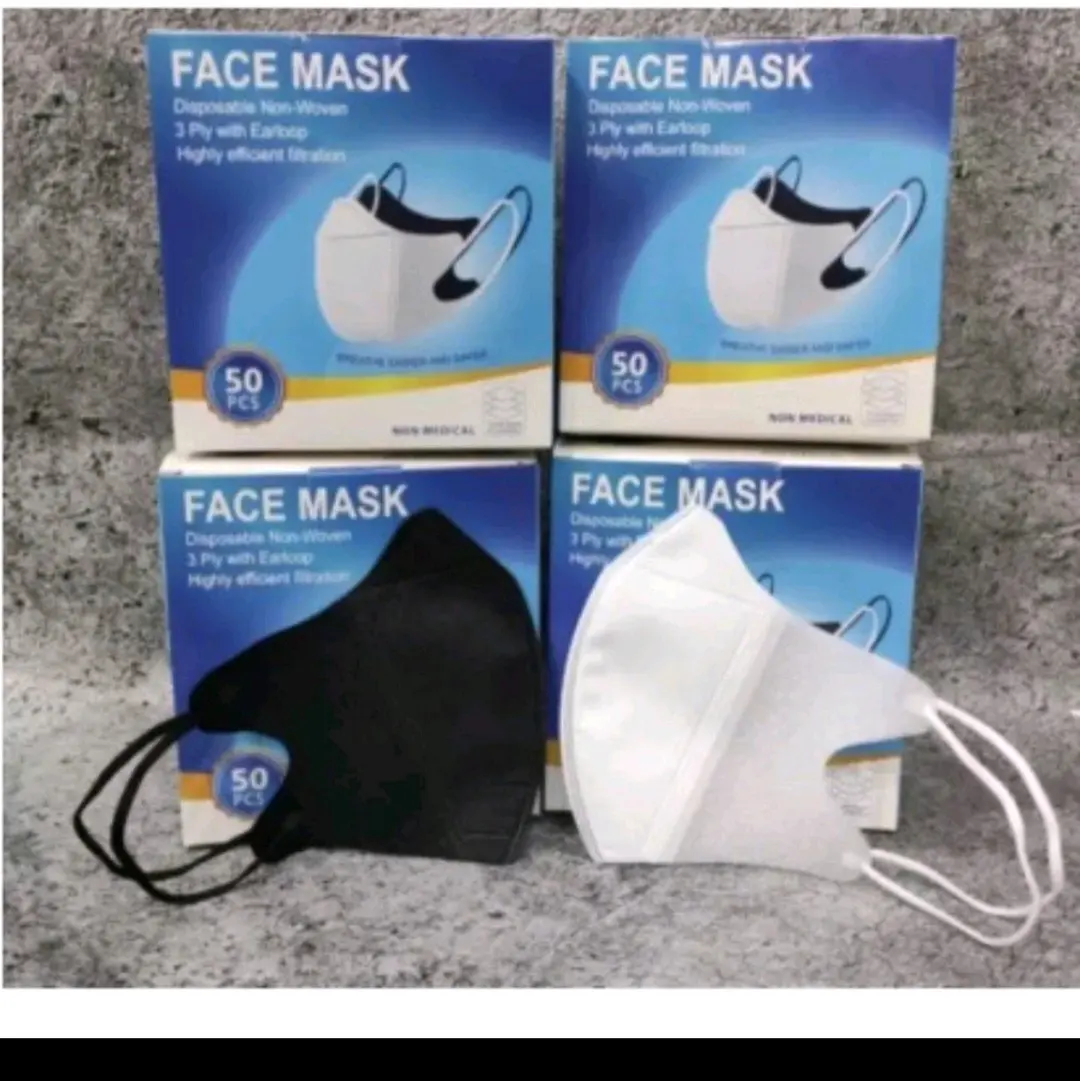 (PERBOX) Masker Duckbill 3 Ply-Duckbill isi 50 Pcs
