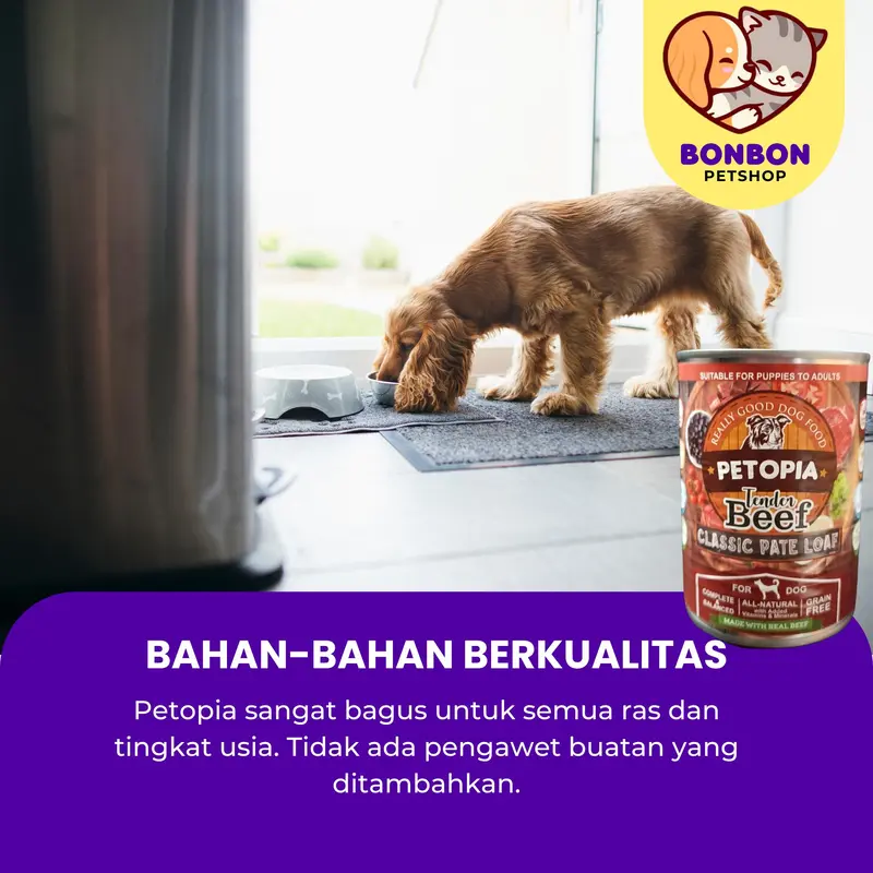 Petopia Kaleng Wet Dog Food Can Makanan Basah Anjing Petopia Puppy Premium Cuts 415 gr Petopia Lamb Chicken Beef 380gr 2
