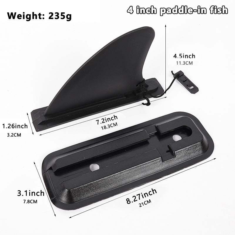 Product Introduction of Surfboard Paddleboard Snap-On Tailfin Boat Sup Slide-In Large Fins Removable Splitter Rudder 26