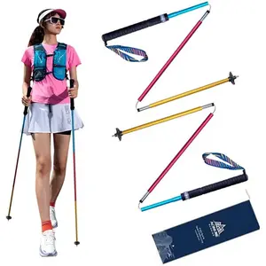 TaffSPORT Tongkat Hiking Trekking Pole Telescopic 4 Section - 7075