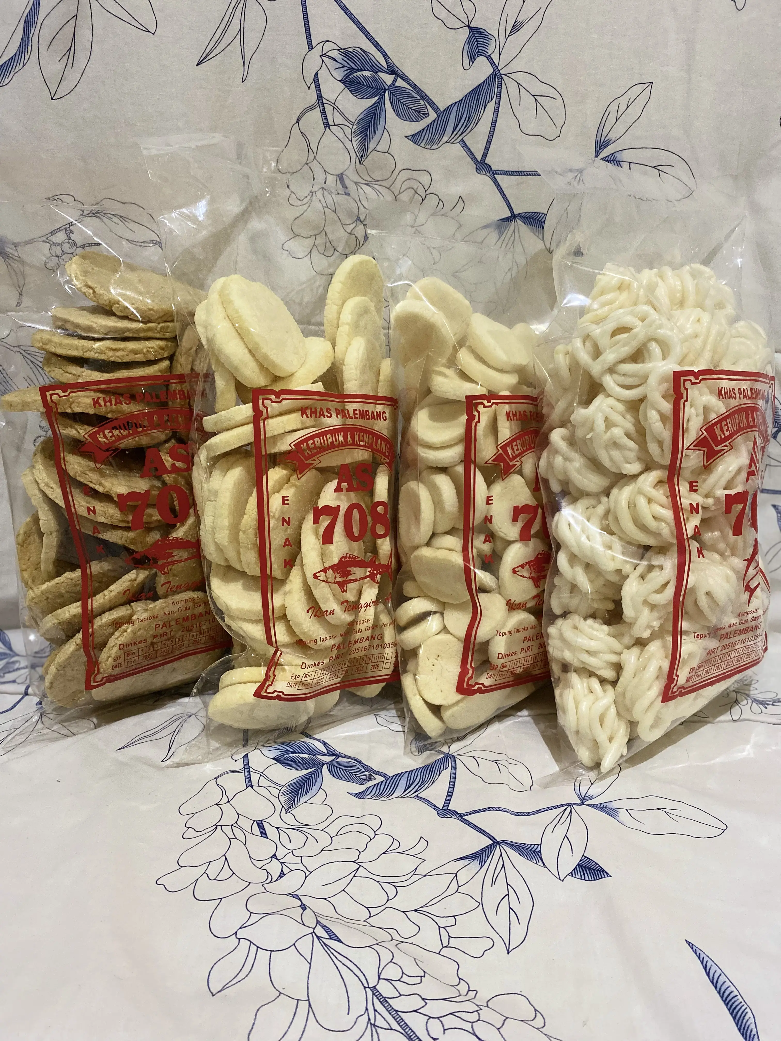 Paket Mix Kemplang Kulit , Kemplang Super & Kerupuk Sanggul Mini Goreng Makanan Food