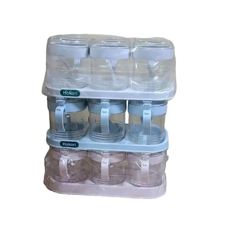 Bộ 3 lọ gia vị Hokori kèm thìa thông minh nhựa Việt Nhật (MS: 2936) 5