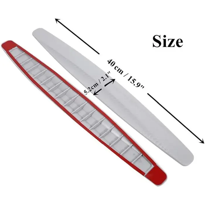 Stiker Karet Pelindung Body Bemper Bumper Guard Mobil Universal Isi 2 Car 4