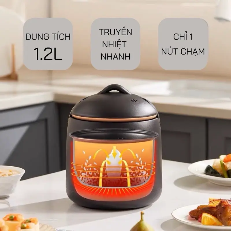 [ Màu Ngẫu Nhiên ] Nồi Cơm Điện Chính Hãng Chigo, ( ruột 800ml ) Nồi Lấu Đa Năng, Nấu Cơm, Hầm Cháo, Hấp Xào Luộc Siêu Tiện Lợi Nấu Ăn Cooker nấu ăn nhanh loại eu - phích cắm 3 chân 3