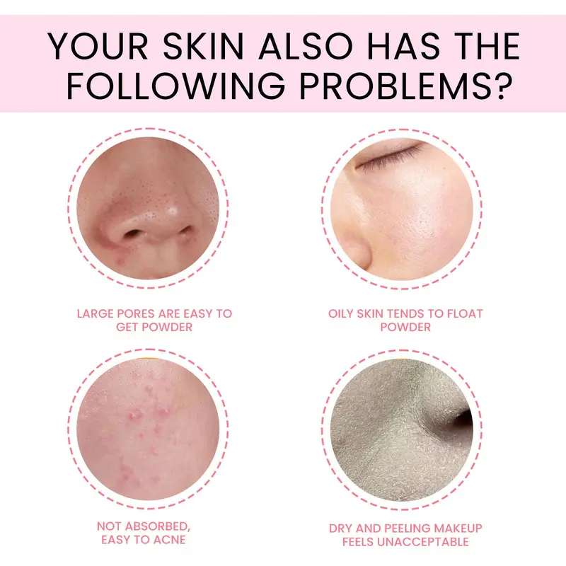 CC Cream, Moisturizing Concealer Cream, Full Coverage Flawless Makeup Cream, Makeup Product for Women & Girls, Cosmetic 7