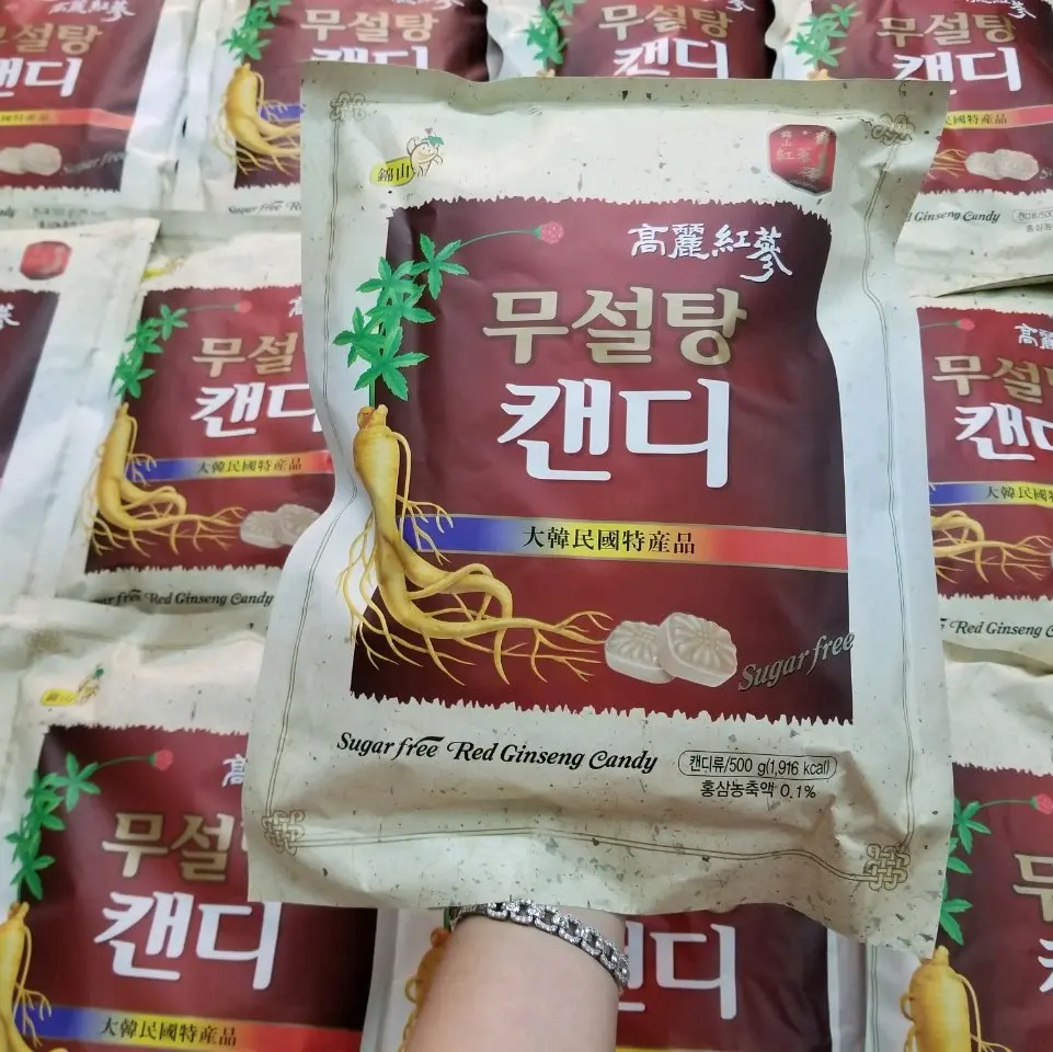 KẸO SÂM KHÔNG ĐƯỜNG 500G  DATE MỚI 2027