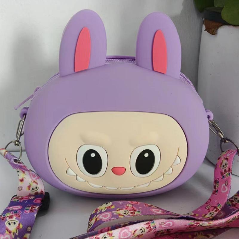 Product Introduction of Labubu Silicone Coin Purse Children's Cartoon Outdoor Crossbody Bag Student Travel with Storage Bag 20