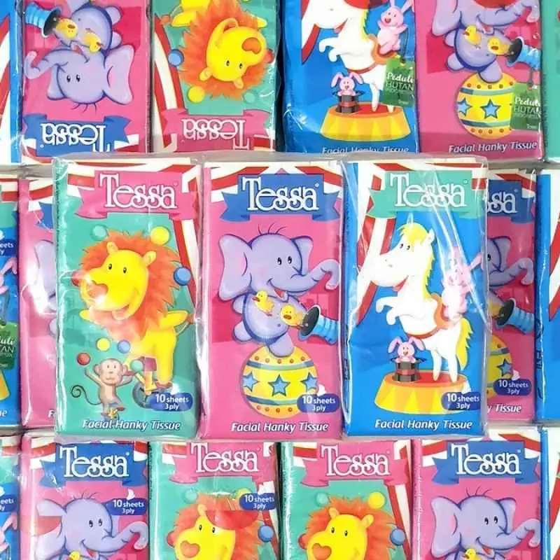Tisu Tessa Saku Hanky PRESS (Paket isi 6Press =36pcs)