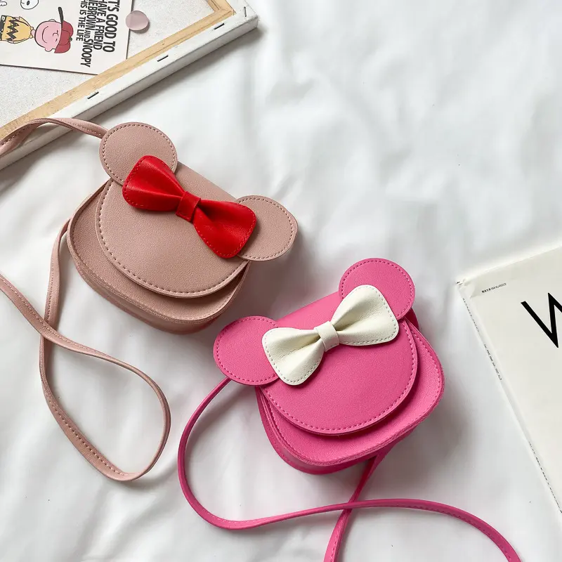 Túi Đeo Vai, Thời Trang Hàn Quốc, Họa Tiết Hoạt Hình, Mini Và Dễ Thương, Thích Hợp Cho Trẻ Em, Một Mảnh, Có Sẵn Dropshipping
