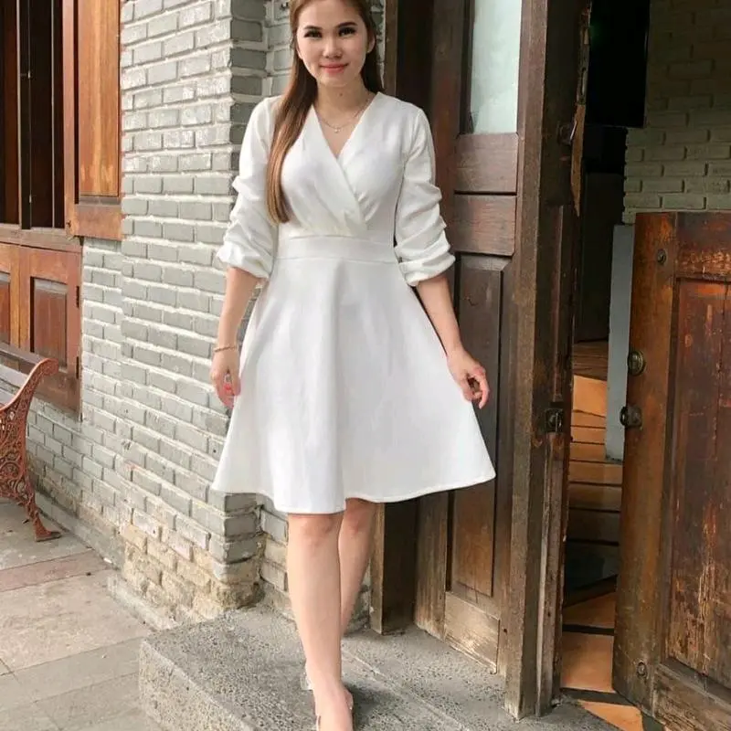 Dres tunik crinkle airflow premium casual panjang wanita  dress  atasan  midi  baju   Oversize 1