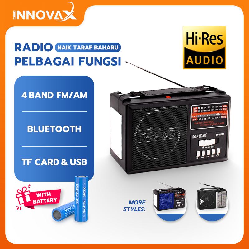 Radio Bluetooth Klasik | Mainkan MP3 via TF Card/USB (Colon SK-862BT ...