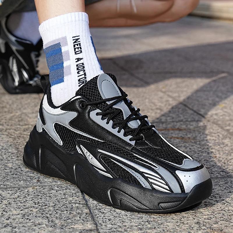 Customize Plus Size US 13 14 EU 47 48 Man Fashion Casual Sports Sneakers Blank Leather Running Walking Shoes for Men Athletic Closed_voghion.com