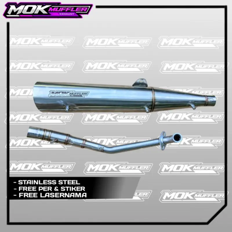 KNALPOT STANDAR RACING BEBEK HONDA KARISMA SUPRA X 125 DLL