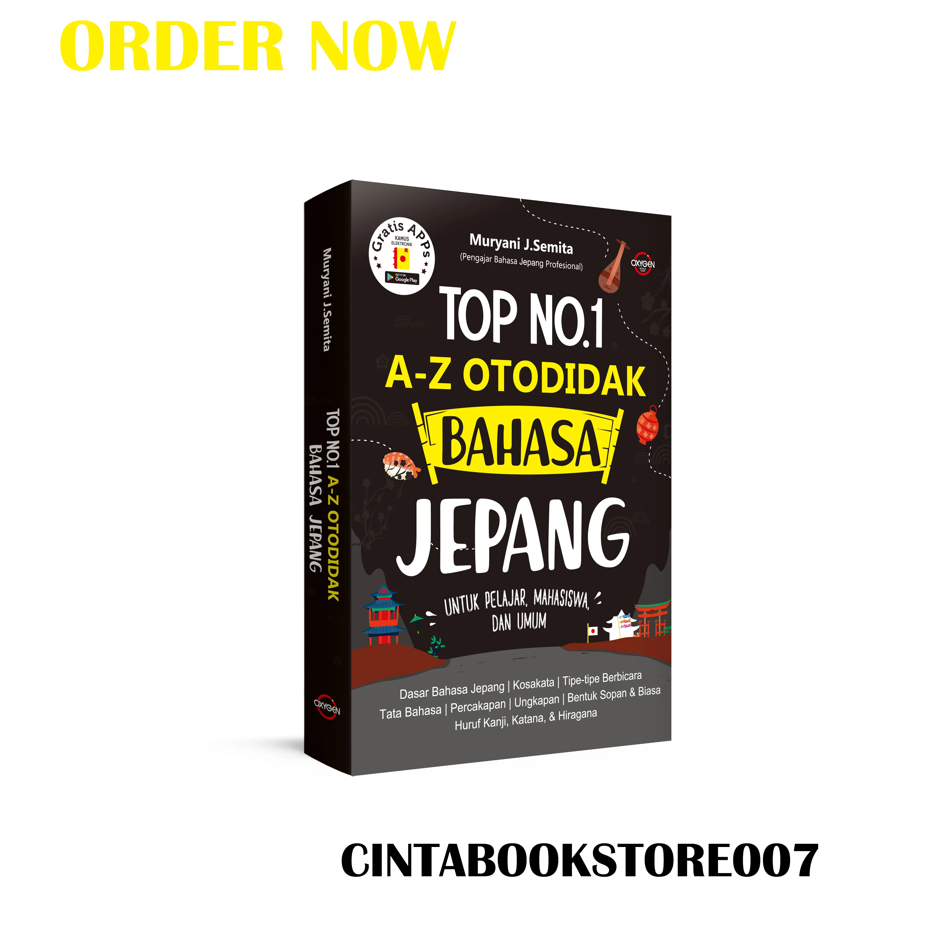 BUKU TOP NO 1 A - Z OTODIDAK BAHASA JEPANG
