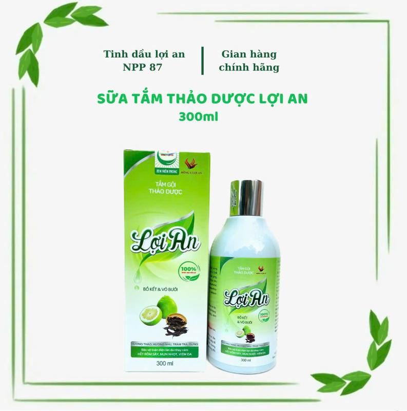 Sữa Tắm Lợi An Thảo Dược 300ML - Thương hiệu Lợi An