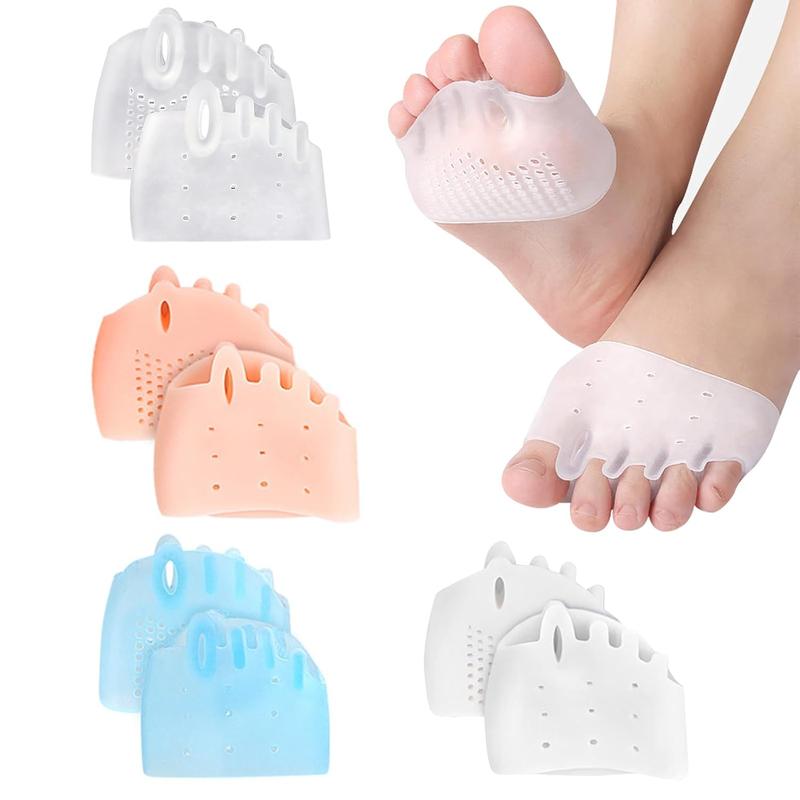 Miếng đệm ngón chân silicone cho nữ và nam, bộ 4 cặp miếng đệm chỉnh khoảng…