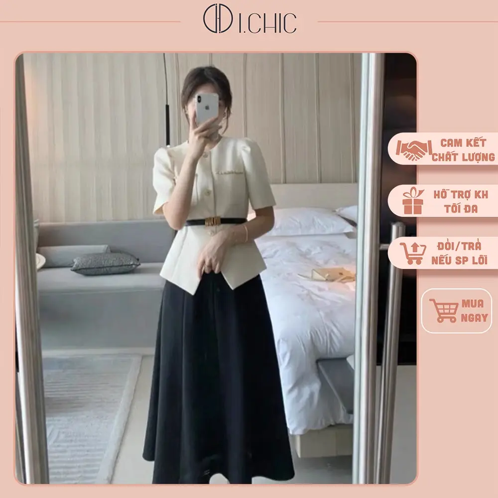 ICHIC - Set áo váy S019 sang chảnh cho quý cô công sở CÓ ẢNH THẬT